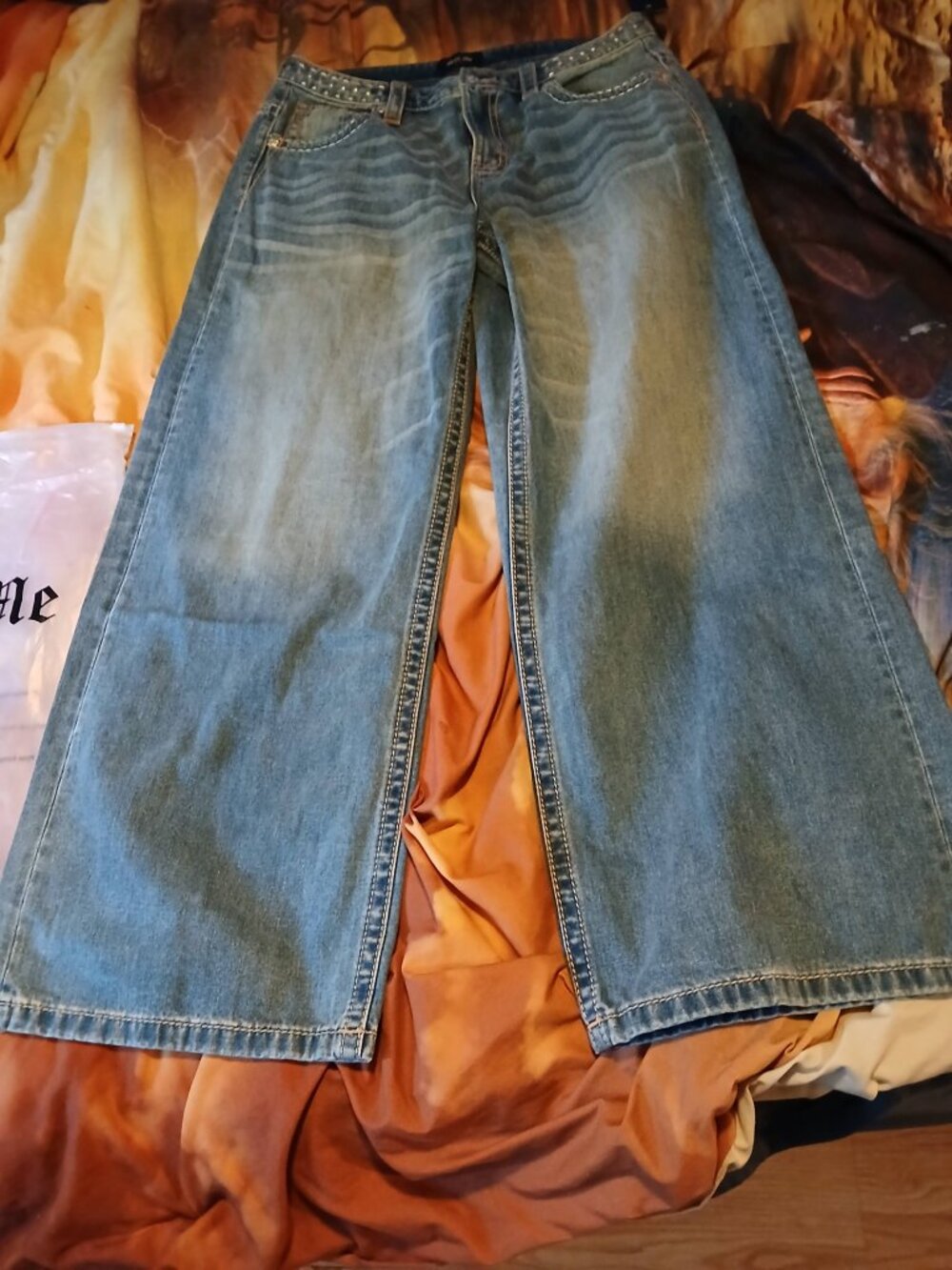 size 31 miss me wide leg jeans